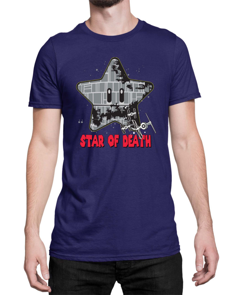 Мъжка Тениска Super Mario Nintendo Star Of Death