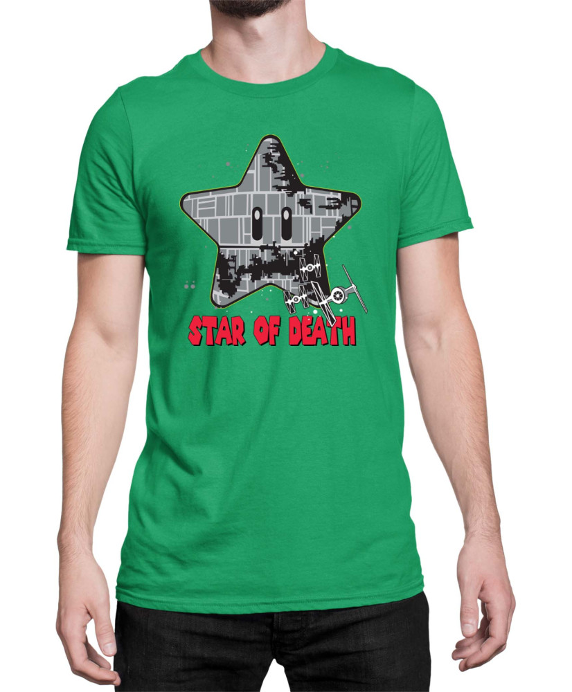 Мъжка Тениска Super Mario Nintendo Star Of Death