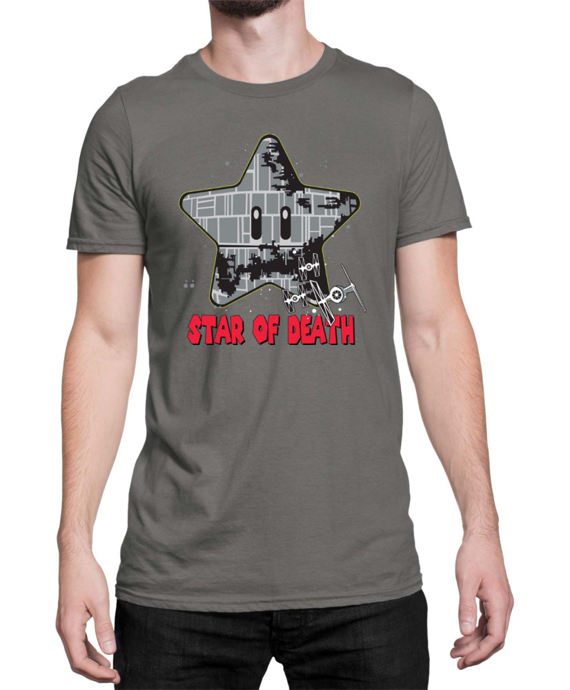 Мъжка Тениска Super Mario Nintendo Star Of Death