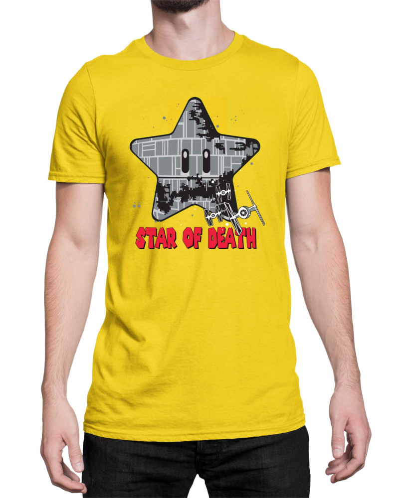 Мъжка Тениска Super Mario Nintendo Star Of Death