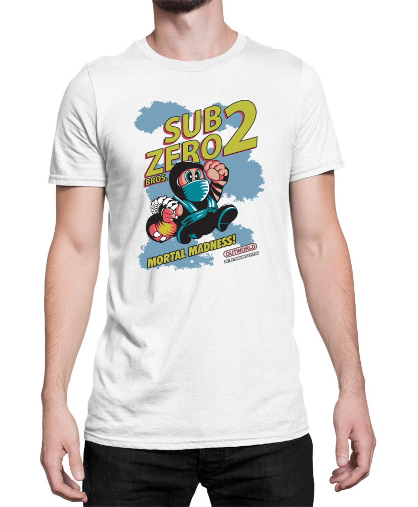 Мъжка Тениска Super Mario Nintendo Sub Zero Bros 2