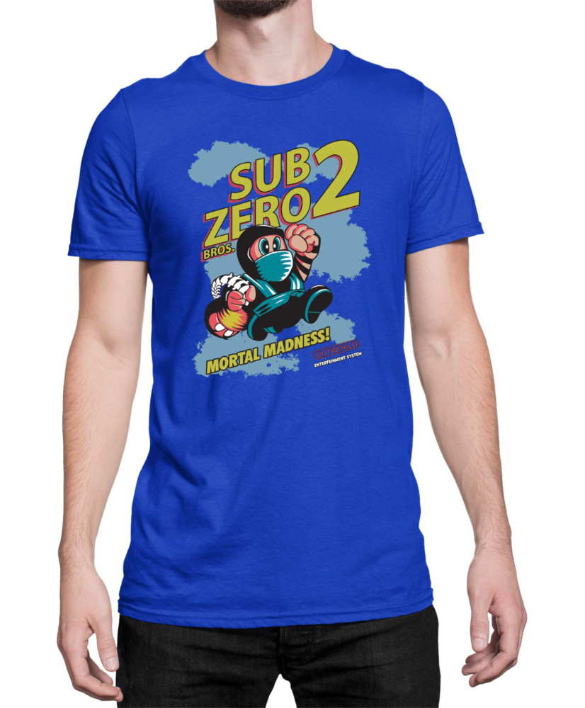 Мъжка Тениска Super Mario Nintendo Sub Zero Bros 2