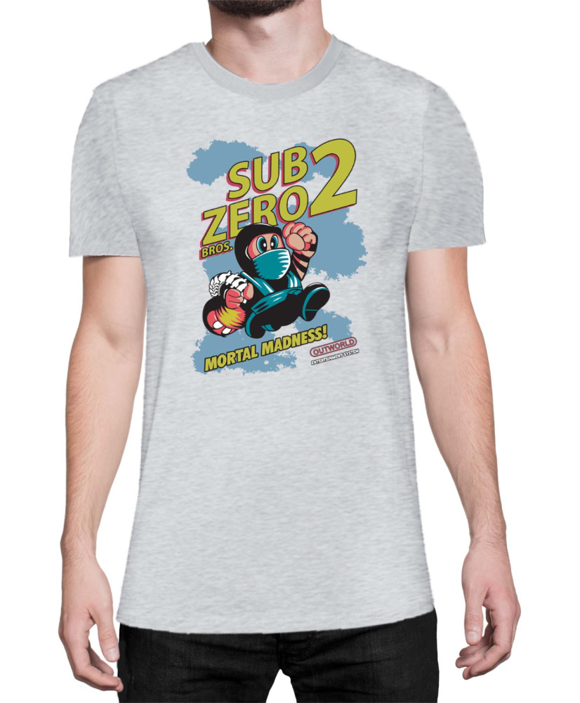 Мъжка Тениска Super Mario Nintendo Sub Zero Bros 2