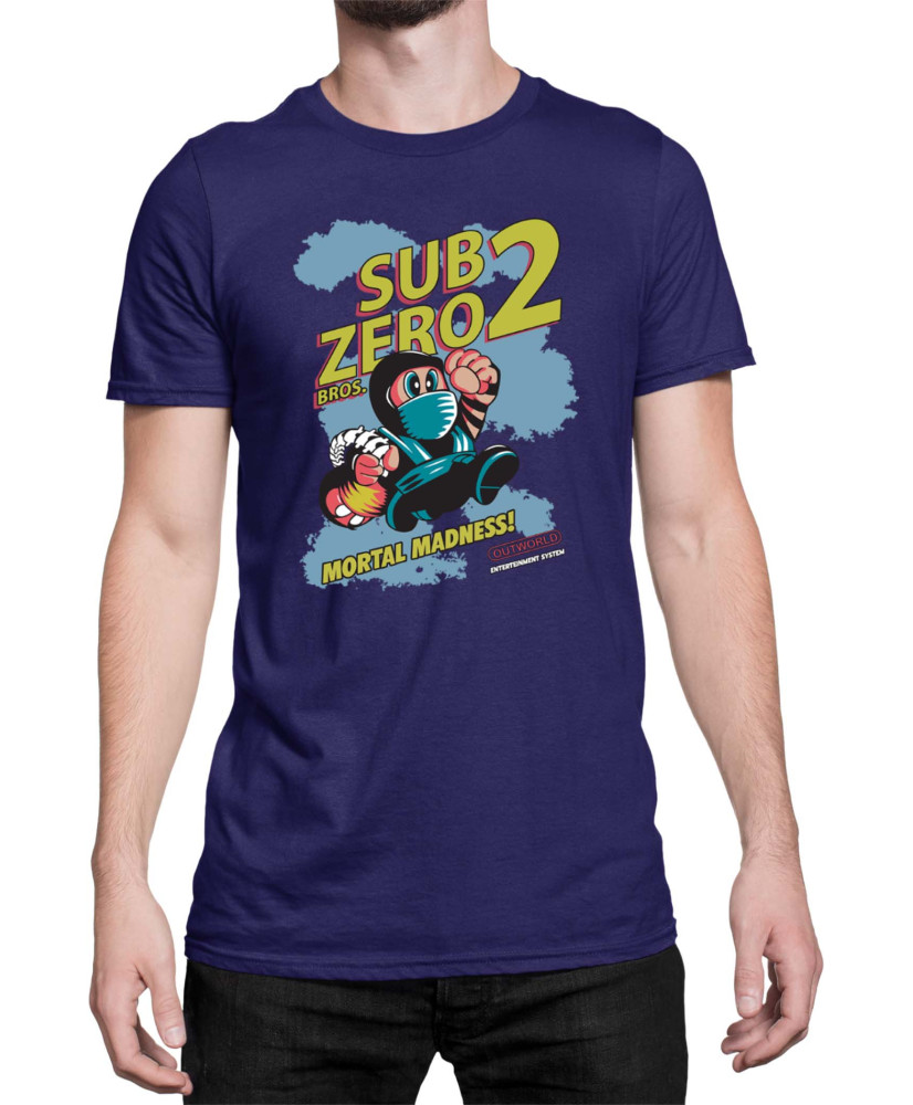 Мъжка Тениска Super Mario Nintendo Sub Zero Bros 2
