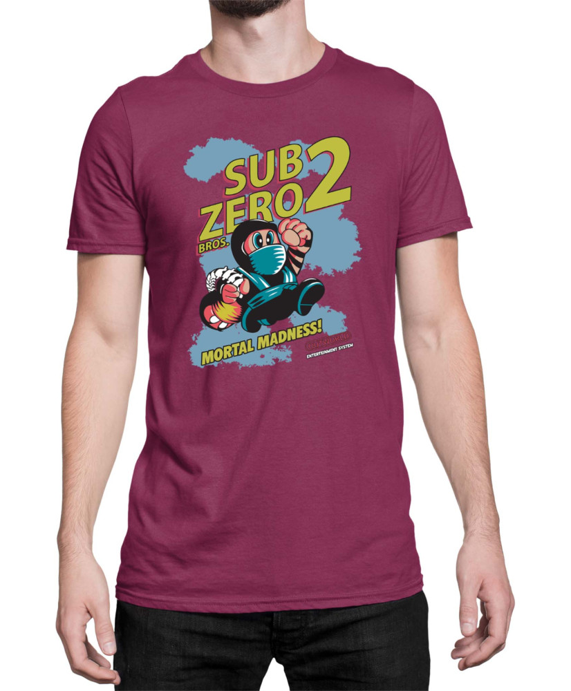Мъжка Тениска Super Mario Nintendo Sub Zero Bros 2