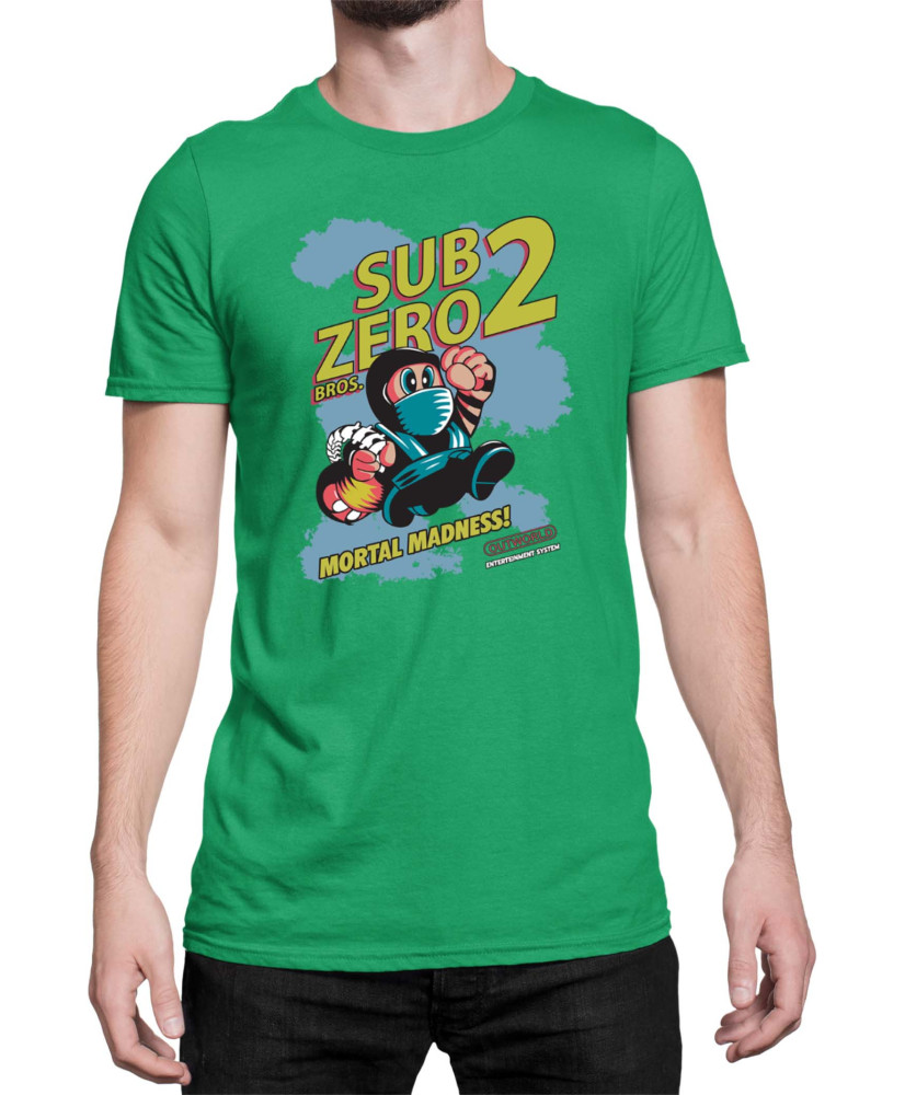 Мъжка Тениска Super Mario Nintendo Sub Zero Bros 2