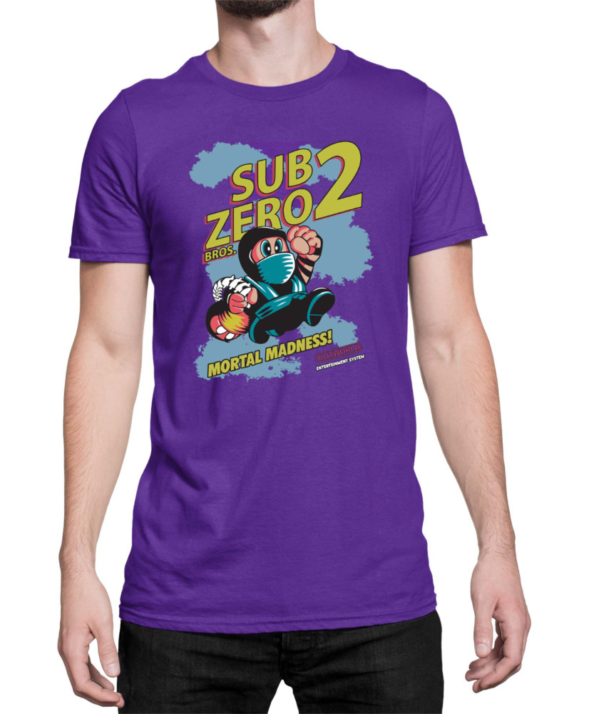 Мъжка Тениска Super Mario Nintendo Sub Zero Bros 2