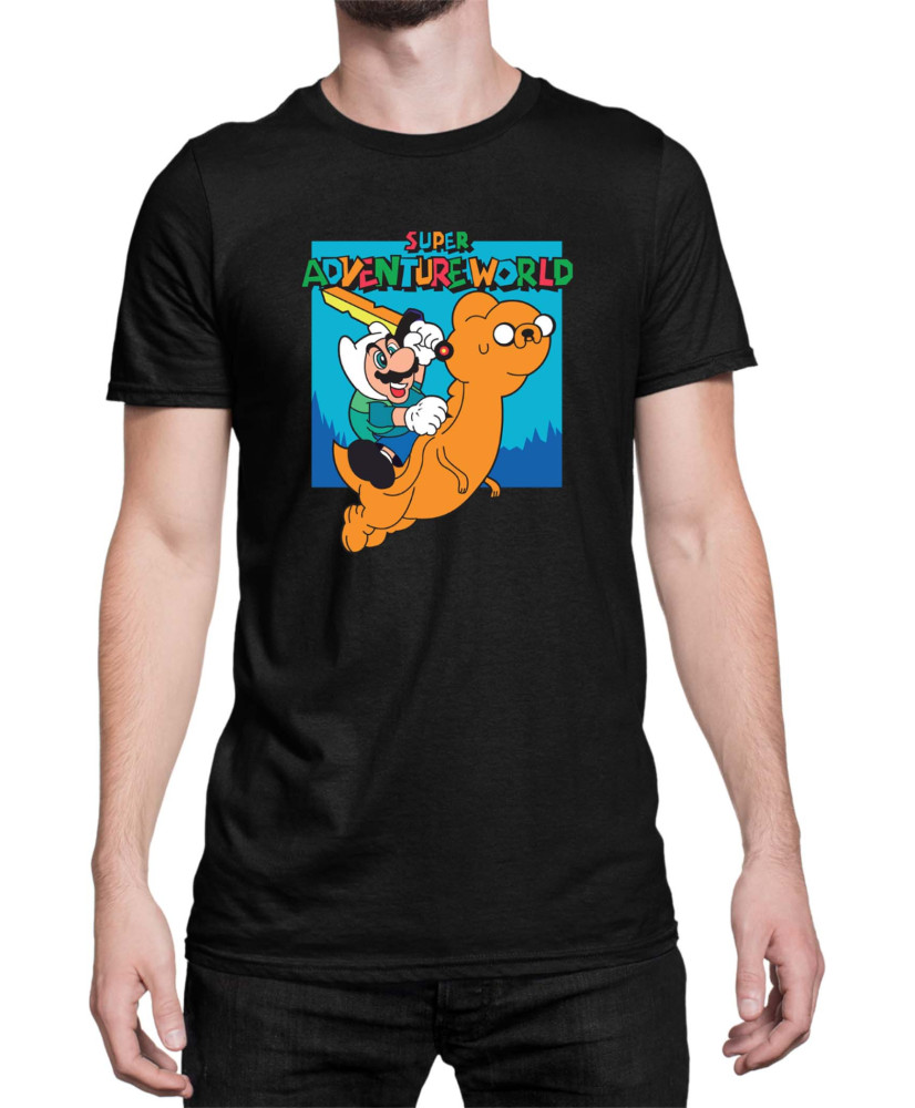Мъжка Тениска Super Mario Nintendo Super Adventureworld