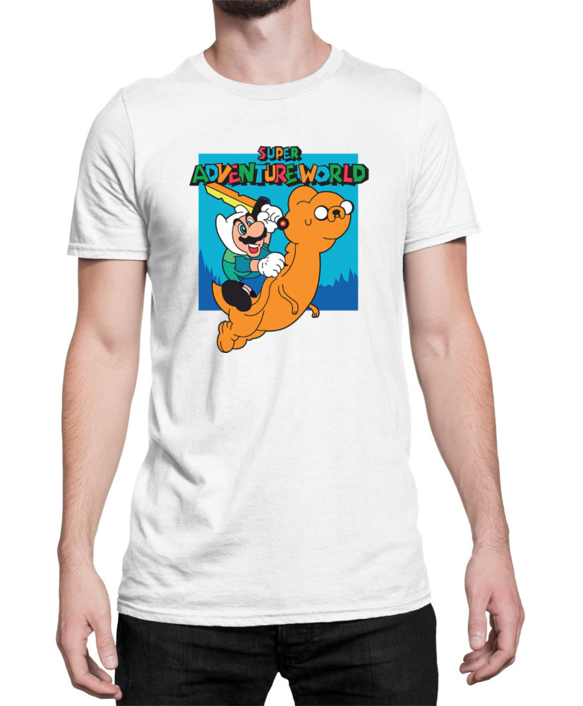 Мъжка Тениска Super Mario Nintendo Super Adventureworld