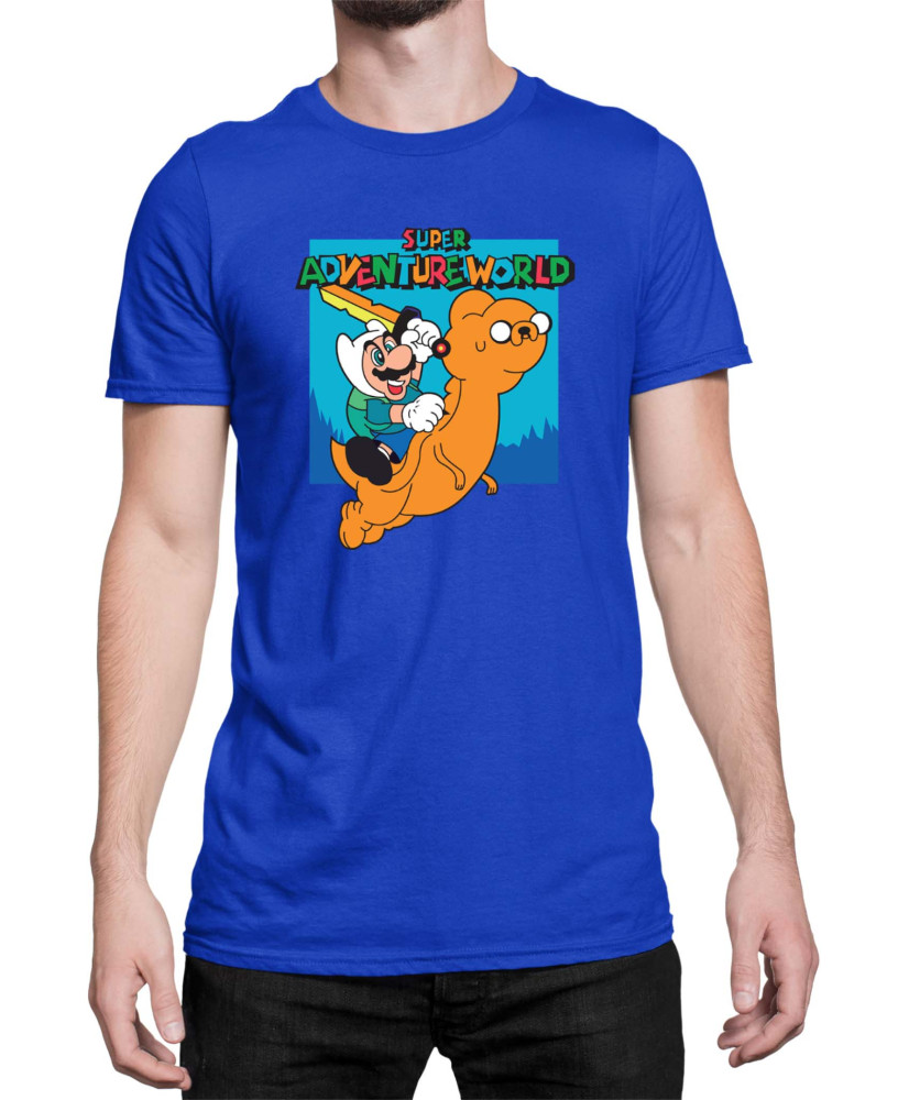 Мъжка Тениска Super Mario Nintendo Super Adventureworld