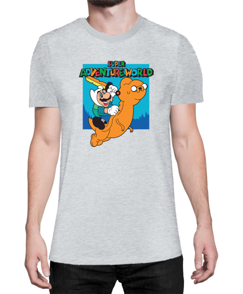 Мъжка Тениска Super Mario Nintendo Super Adventureworld