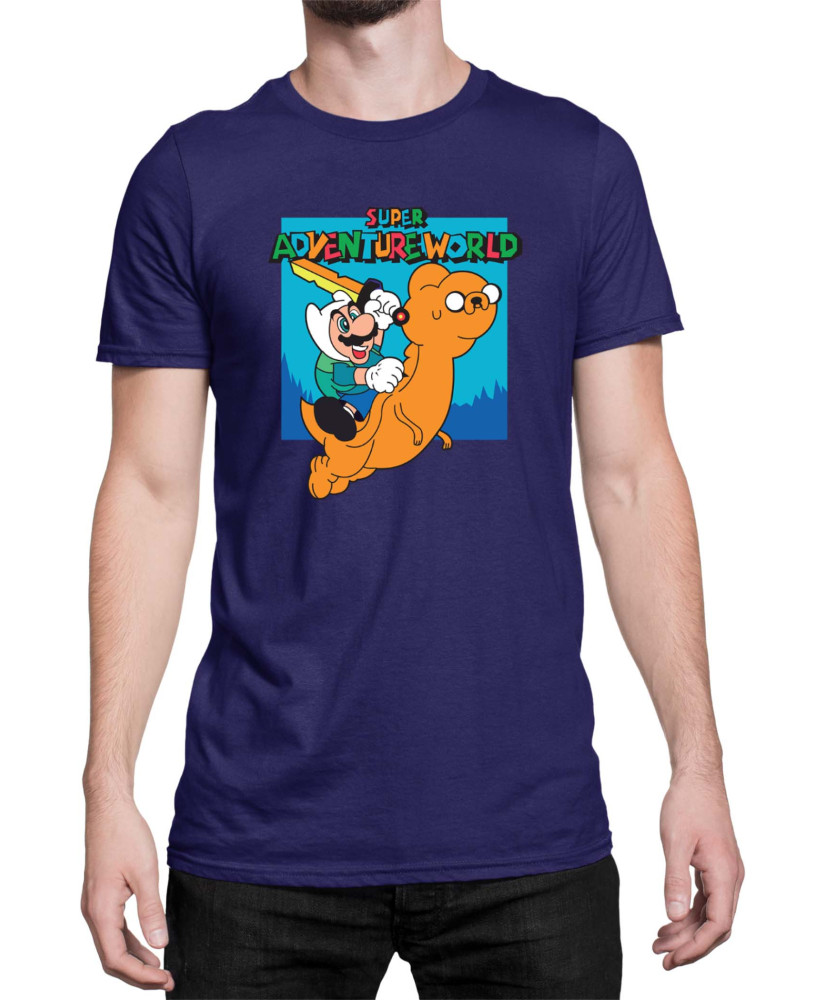 Мъжка Тениска Super Mario Nintendo Super Adventureworld