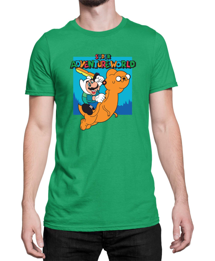 Мъжка Тениска Super Mario Nintendo Super Adventureworld