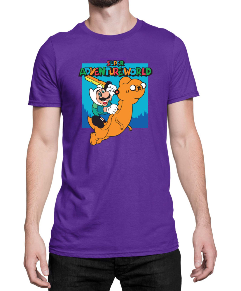 Мъжка Тениска Super Mario Nintendo Super Adventureworld