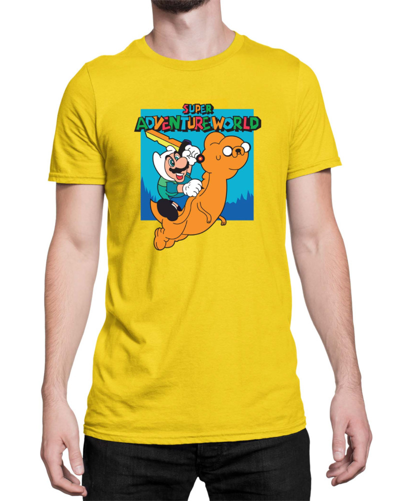 Мъжка Тениска Super Mario Nintendo Super Adventureworld