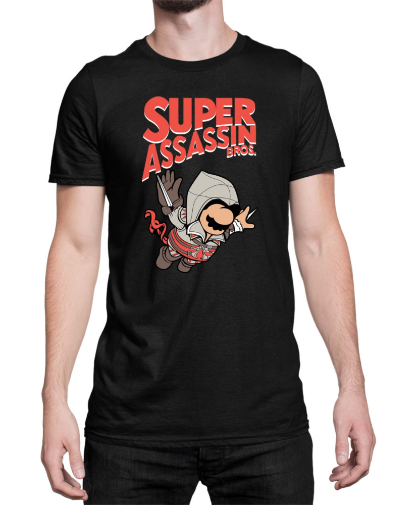 Мъжка Тениска Super Mario Nintendo Super Assassin Bros