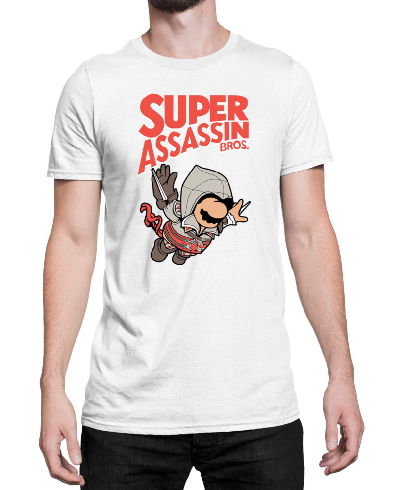 Мъжка Тениска Super Mario Nintendo Super Assassin Bros