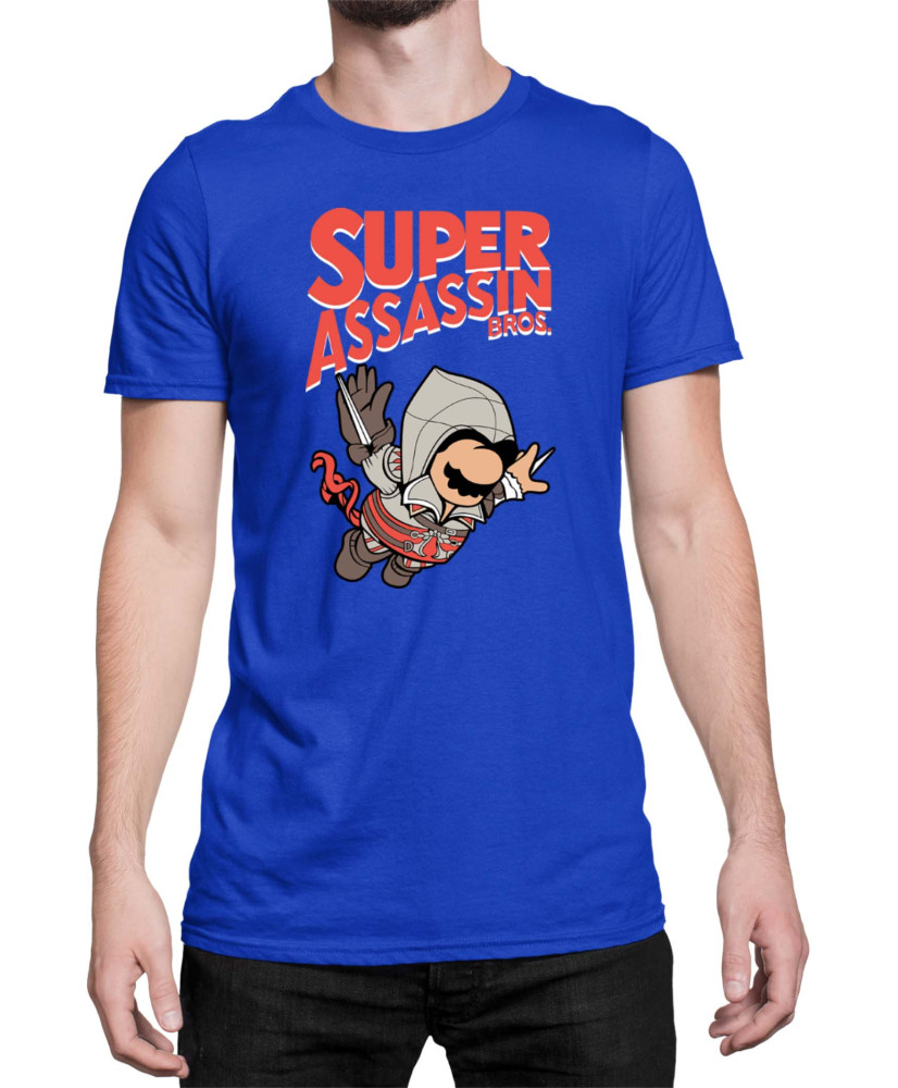 Мъжка Тениска Super Mario Nintendo Super Assassin Bros