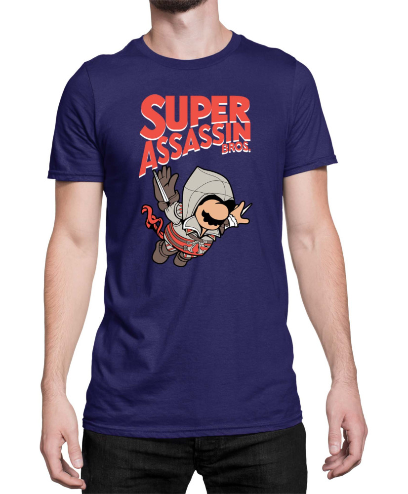 Мъжка Тениска Super Mario Nintendo Super Assassin Bros