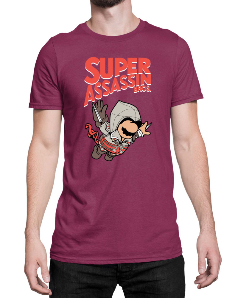 Мъжка Тениска Super Mario Nintendo Super Assassin Bros