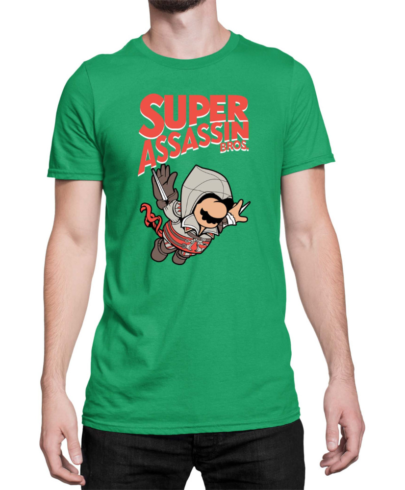 Мъжка Тениска Super Mario Nintendo Super Assassin Bros