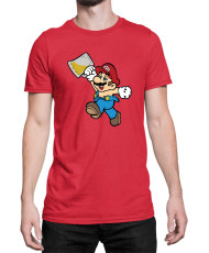 Мъжка Тениска Super Mario Nintendo Super Drunk Bros