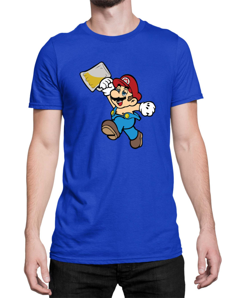 Мъжка Тениска Super Mario Nintendo Super Drunk Bros