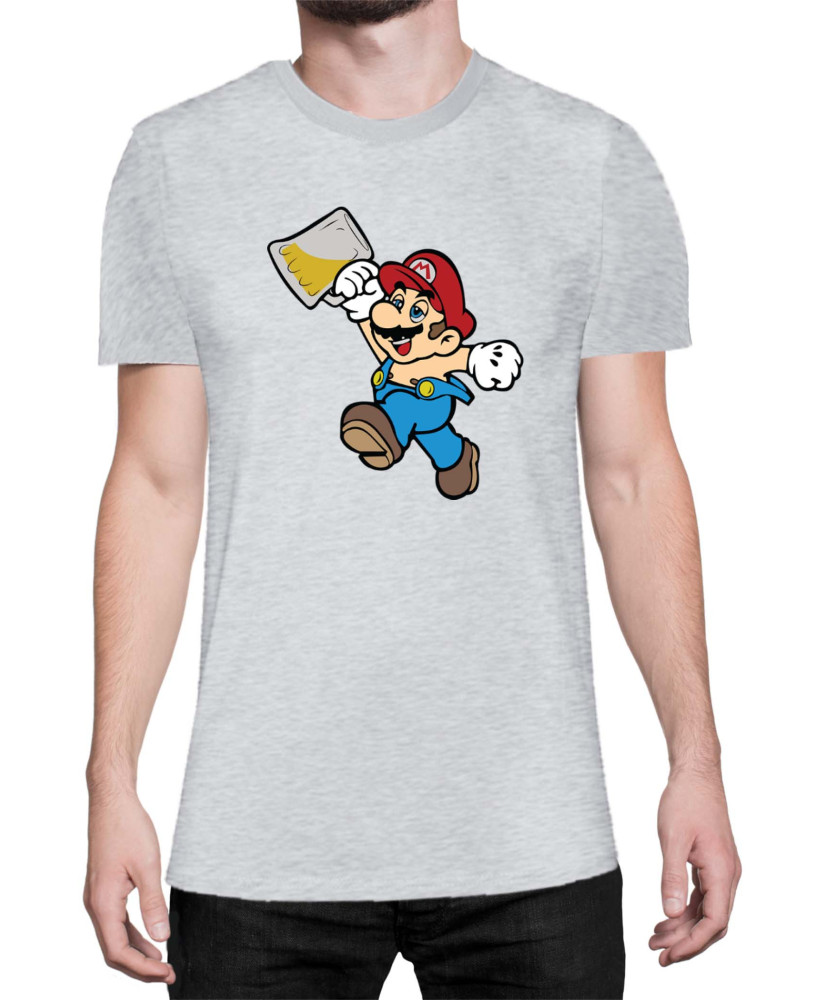 Мъжка Тениска Super Mario Nintendo Super Drunk Bros