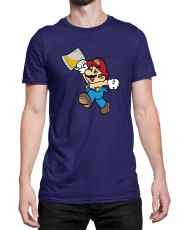 Мъжка Тениска Super Mario Nintendo Super Drunk Bros
