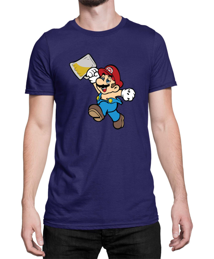 Мъжка Тениска Super Mario Nintendo Super Drunk Bros