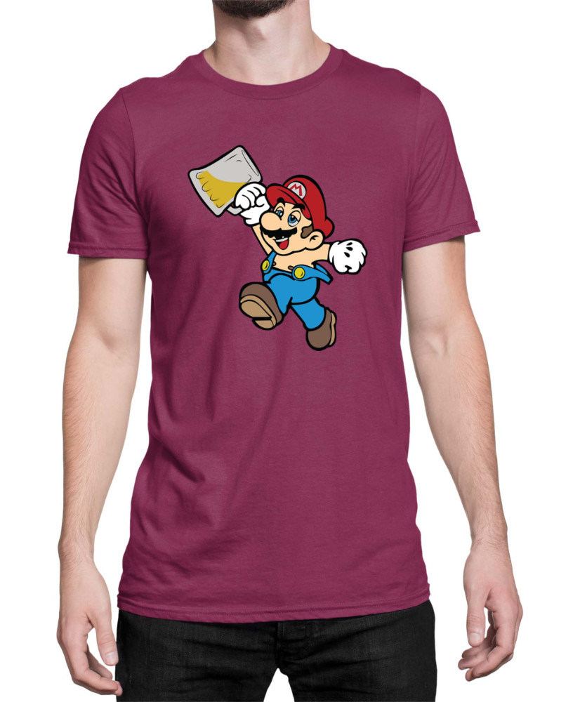 Мъжка Тениска Super Mario Nintendo Super Drunk Bros