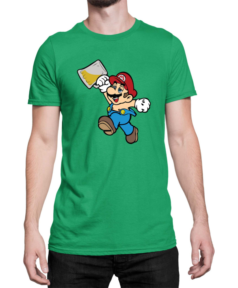 Мъжка Тениска Super Mario Nintendo Super Drunk Bros