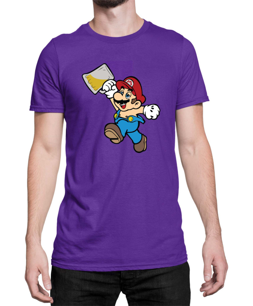 Мъжка Тениска Super Mario Nintendo Super Drunk Bros