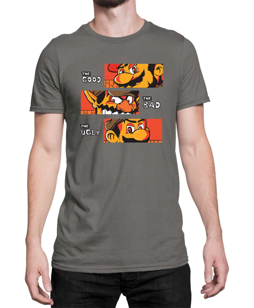 Мъжка Тениска Super Mario Nintendo The Good The Bad The Ugly Broos