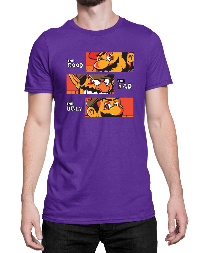 Мъжка Тениска Super Mario Nintendo The Good The Bad The Ugly Broos