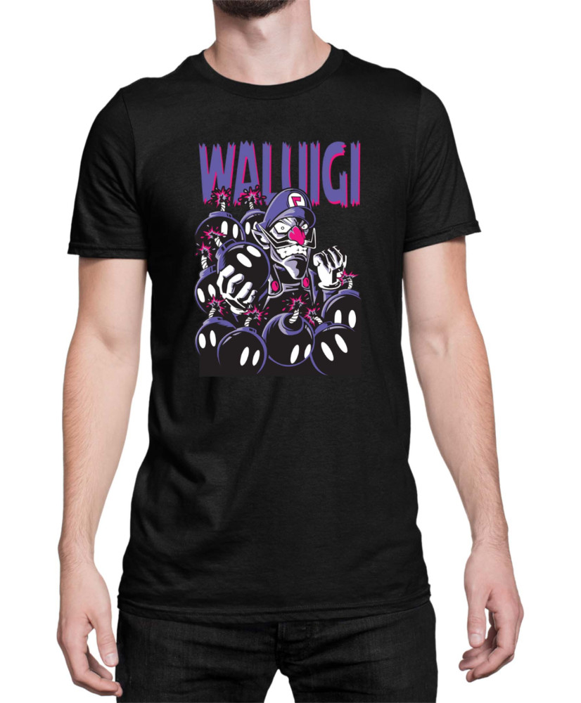 Мъжка Тениска Super Mario Nintendo Waluigi