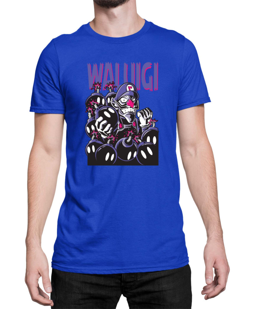 Мъжка Тениска Super Mario Nintendo Waluigi