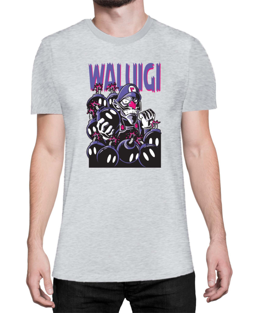 Мъжка Тениска Super Mario Nintendo Waluigi