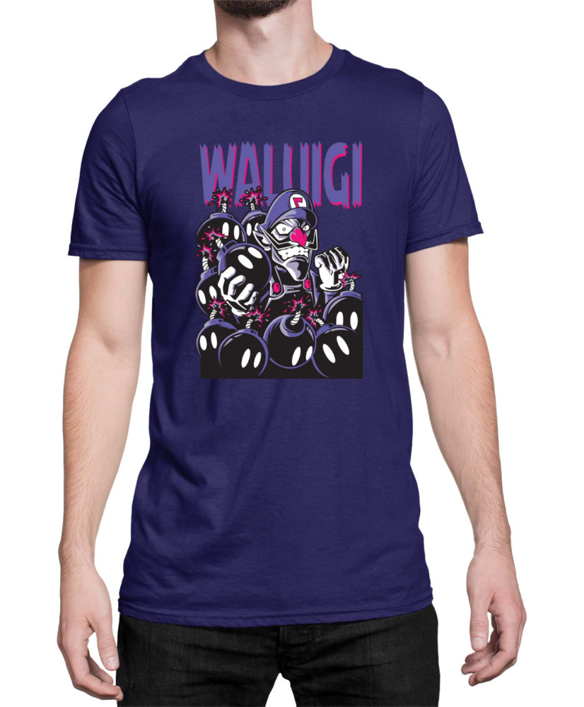 Мъжка Тениска Super Mario Nintendo Waluigi