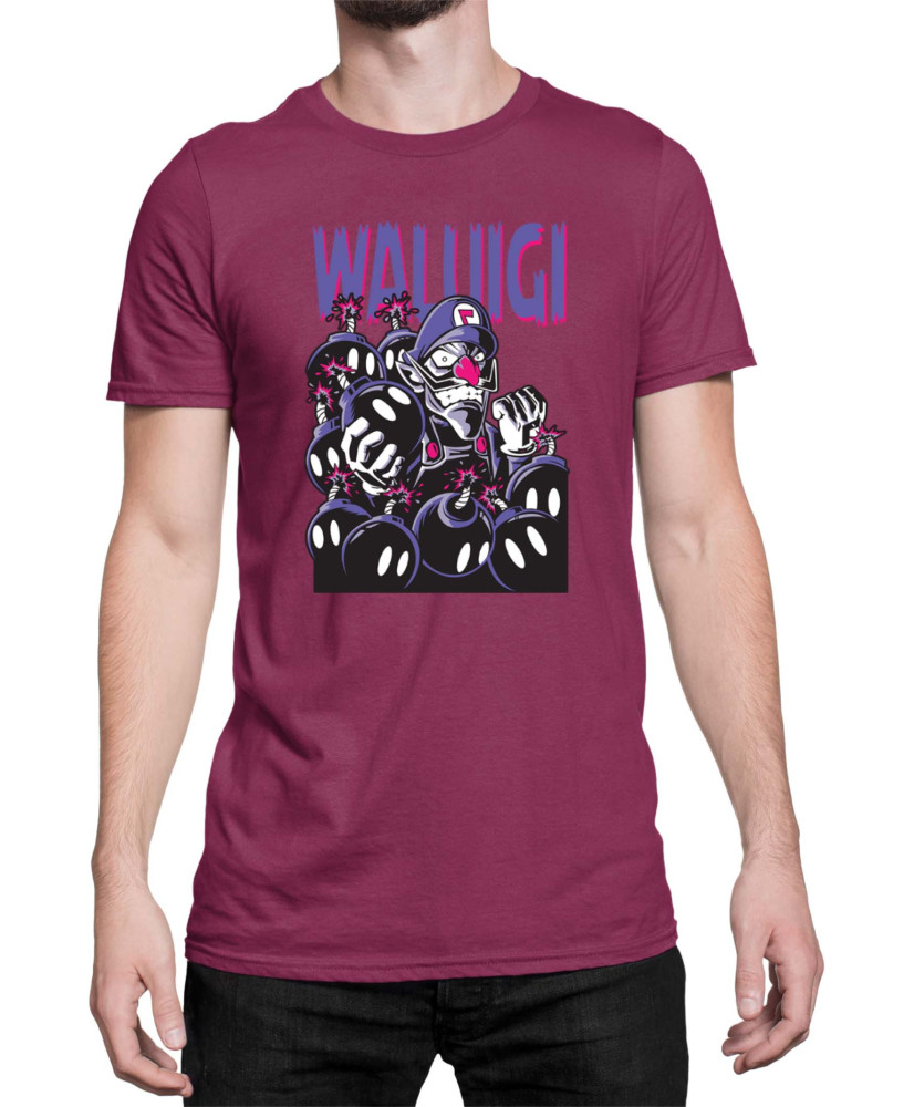Мъжка Тениска Super Mario Nintendo Waluigi