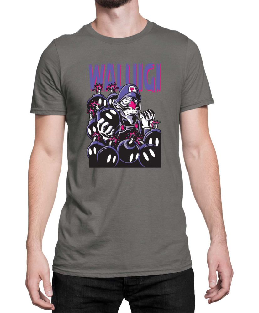 Мъжка Тениска Super Mario Nintendo Waluigi