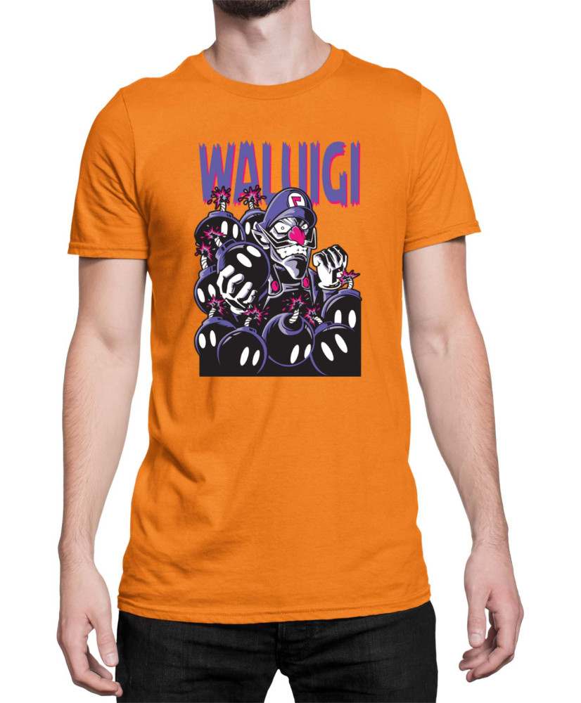 Мъжка Тениска Super Mario Nintendo Waluigi