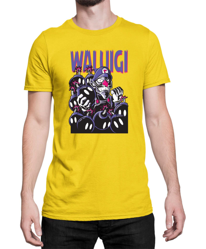 Мъжка Тениска Super Mario Nintendo Waluigi