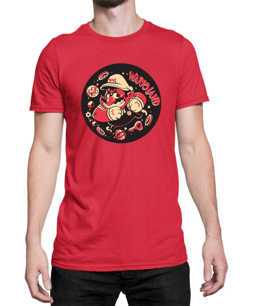 Мъжка Тениска Super Mario Nintendo Warioland 02