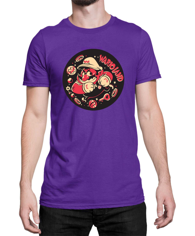 Мъжка Тениска Super Mario Nintendo Warioland 02