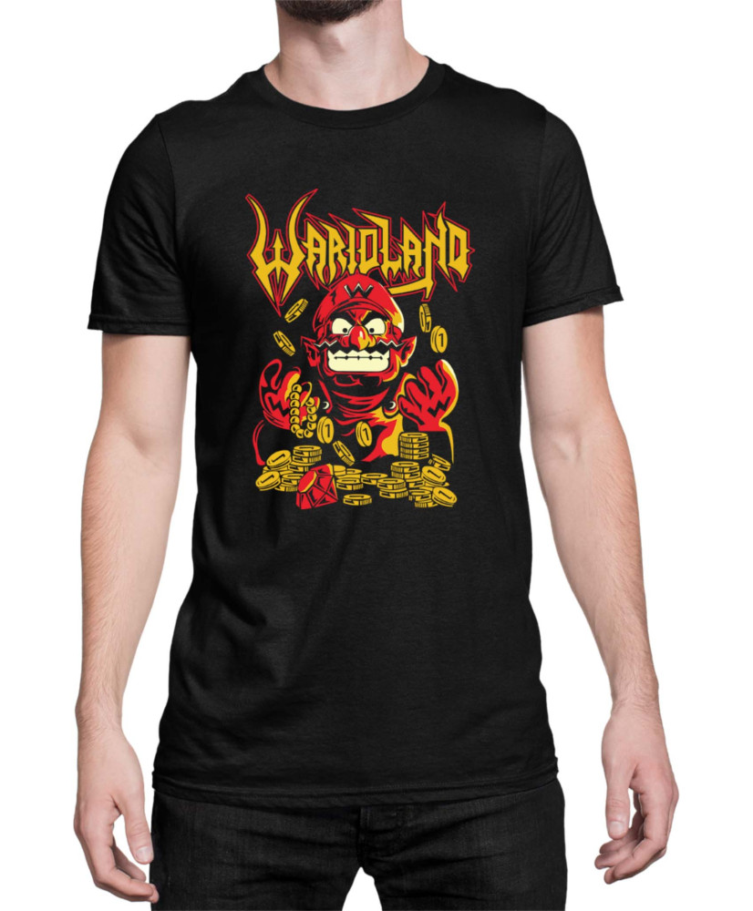 Мъжка Тениска Super Mario Nintendo Warioland