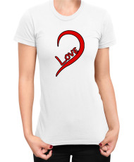Дамска Тениска Power Couple Valentine Day Love One Love Girl