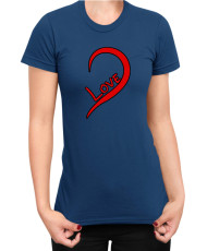 Дамска Тениска Power Couple Valentine Day Love One Love Girl