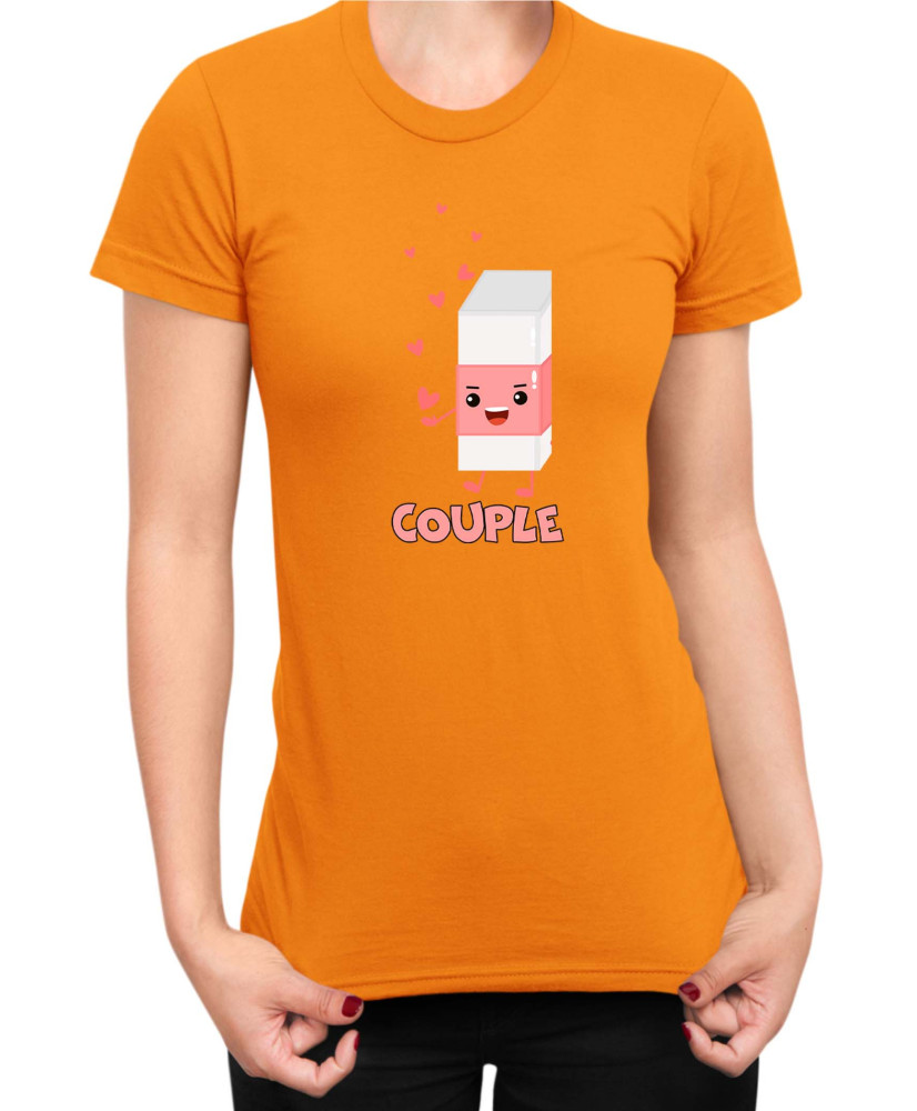 Дамска Тениска Power Couple Valentine Day Love Pencil Rubber Girl Дамска Тениска Power Couple Valentine Day Love Pencil Rubber Girl