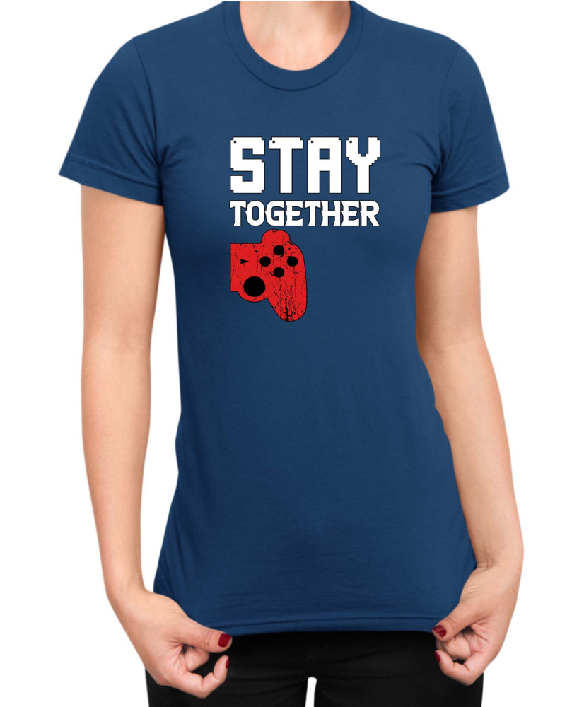 Дамска Тениска Power Couple Valentine Day Love Play Together Stay Together Gamer Girl Дамска Тениска Power Couple Valentine Day Love Play Together Stay Together Gamer Girl